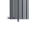 Anthracite Radiator Vertical Double Flat Panel Central Heating Tall Rad 1600x304