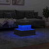 Grey Sonoma Coffee Table with - Modern Engineered Wood Side Table for P7G8
