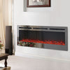 40inch Electric Fireplace Wall-mounted Meida Wall LED Fire Insert Log with Vent