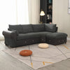 Luxury 2, 3 Seater Linen Fabric Couch Sofa Corner Chaise Settee Living Room Set
