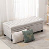 Bench Ottoman Stool Storage Box Window Seat Chair for Bed Living Room Hallway
