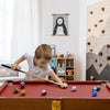 48" Pool Table Billiards Table Mini Snooker Game Set w/ Triangle Rack & Cues