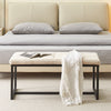 Velvet Padded Ottoman Stool Bed Bench Dining Bench Multicolor Livingroom Bedroom