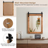 Rustic Wall Mounted Mirror Farmhouse Style Decorative Vanity Wall Mirror