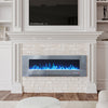 Electric Wall Mounted 12 Flame Fire LED Fireplace Heater Standing W/ Feet 50-72"