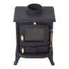 Black Logs Fire 4500W Heater Flame Effect Free Standing Fireplace Stove Home