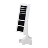 Tall Jewelry Cabinet Full Length Mirror Swivel Lockable Jewelry Organiser Drawer