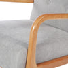 Occasional Wooden Frame Armchair Deep Button Padded Lounge Tub Chair Sofa Fabric