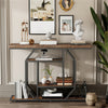 Industrial Wooden Retro Narrow Slim Console Table Side Table Hallway Furniture