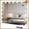 Hollywood 17 LED Vanity Makeup Mirror 3 Color Lighting Dressing Table Mirror+USB