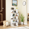 5 Tiers Rotatable Round Shoe Rack for Living Room,White