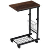 Mobile Sofa Side End Tables Coffee Tray Bed Living Couch Console Stand Desk Unit