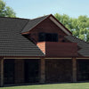 5pcs Galvanized Metal Asphalt Roof Tiles Sheds Garages Roofing Felt Shingles UK
