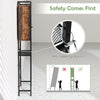 Over-The-Toilet Storage Cabinet Freestanding Bathroom Organizer W/ 2 Mesh doors