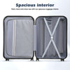 Hard Shell ABS Suitcase Set Trolley Case Travel Spinner 4 Wheels Cabin Luggage