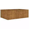 Planter Garden Raised Bed Plant Pot Flower Box Flower Pot Corten Steel vidaXL