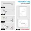 Bathroom Led Mirror With 2 Light Colors Illuminated Demister Pads 70x50/50x70cm