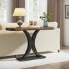 Tribesigns Industrial Console Table, 100 cm Narrow Entryway Foyer Table,Rustic