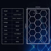 14 x Hexagon LED Lighting Car Detail Home Garage Workshop Retail Lighting Barber