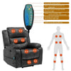 Electric Lift Recliner Chair Heat Vibration Upholstered Massage Overstuffed