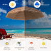 2M Outdoor Garden Thatched Parasol Hawaiian Hula Lightweight Beach Umbrella