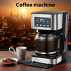 1.5L Filter Coffee Maker Machine + Glass Carafe Instant Anti-Drip 12 Cups 950W