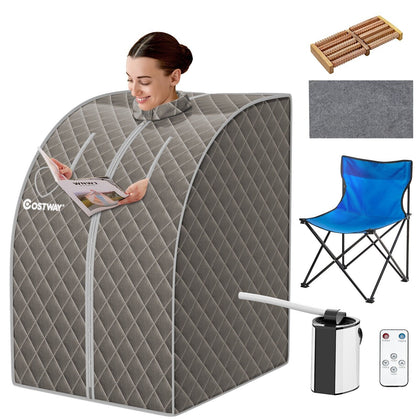 3L Portable Steam Sauna Spa Room Full Body Slimming Detox Therapy Tent Indoor