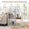 Free-standing Bookcase Open-back Storage Unit Organizer