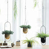 Metal Hanging Planter Basket Wall Ceiling Plant Flower Pot Holder Office Decor