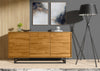 160cm Loft Retro Industrial Sideboard I Vintage Oak TV Unit Cabinet Cupboard