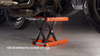 1100LBS Motorcycle Scissor Lift Jack with Wide Deck & Safety Pin