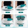 Foot Spa Bath Massager Folding Electric Pedicure Foot Spa Basin Heat Bubbles