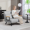 Click Clack 2 Seater Sofa Bed for Living Room, Guest Room, Light Grey