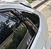 Ford Focus MK2 2005-2012 Carbon Fibre Rear Side Window Louver Vents Covers 2pcs
