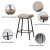 2X4X Breakfast Bar Stool Home Kitchen Pub Bar Stools With Footrest High Chair