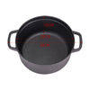 Cast Iron Casserole Dish Pot Pan Cooked Camping Stew Dutch Oven Stockpot Skillet
