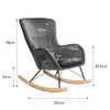 Sale! Upholstered Velvet Rocking Chair Sofa Rocker Relax Armchair Recliner Seat