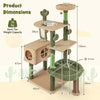 Modern Tall Cat Climbing Stand Large Kitty Activity Center