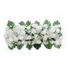 100cm Long Artificial White Peony Flower Row Runner Wedding Arch Top Backdrop