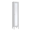 Bathroom Mirror Cabinet Storage Single Door Tallboy Mirrored Cupboard Furniture