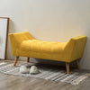 Upholstered Velvet Bed End Bench Chaise Chair Ottoman Stool Window Hallway Seat