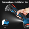 21V Cordless Oscillating Multi Tool 6 Speeds Sander Scraper Saw With 2 Batteries