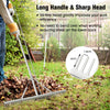 Landscape Rake Heavy-Duty Aluminum Leaf Rake 36-Tine Garden Yard Rake 91 cm Head