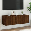 Camerina TV Wall Cabinet with Brown Oak 100x35x31 ,TV Stand Unit,TV Y8T8