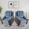 Electric Powered Lift Recliner Sofa Massage Heated Armchairs for Elderly Grey