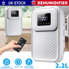 2.2L Large Dehumidifier Portable Quiet Home Air Dryer for Mould Moisture Damp