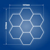 7 Grid Led Hexagon Lights Customize System Honeycomb Light for Garage Home Lamp