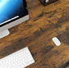 Oak & Tea Home Office Desk, Computer Desk with Storage, 120x60cm 46-1-531