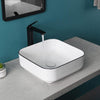 Bathroom Cloakroom Vanity Ceramic Wash Basin Sink Countertop / Wall Mount Modern