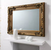 La Belle Ornate Shabby Chic Vintage Large French Wall Mirror Gold 118cm x 87cm